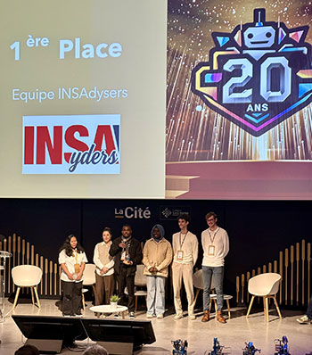 Première place au concours Robafis