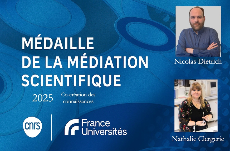 Lauréats 2025 de la Médaille de la médiation scientifique