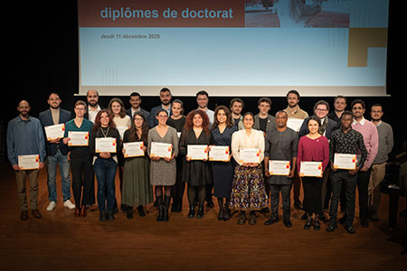 Remise des diplômes de doctorat